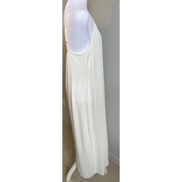 Christy Dawn Casual Slip Dress Maxi Long Recycle ECO Luxury Minimal USA XL - Picture 11 of 13